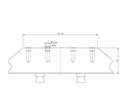 Lang Technik Quick•Point® 96, Riser, round, Ø 246×60 mm 